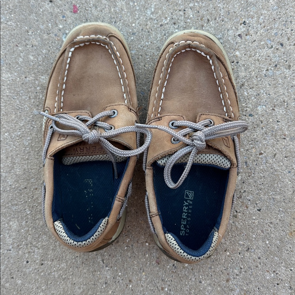 Sperry Brown Leather Boat Shoes
